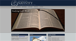 Desktop Screenshot of churchofthenativity.com
